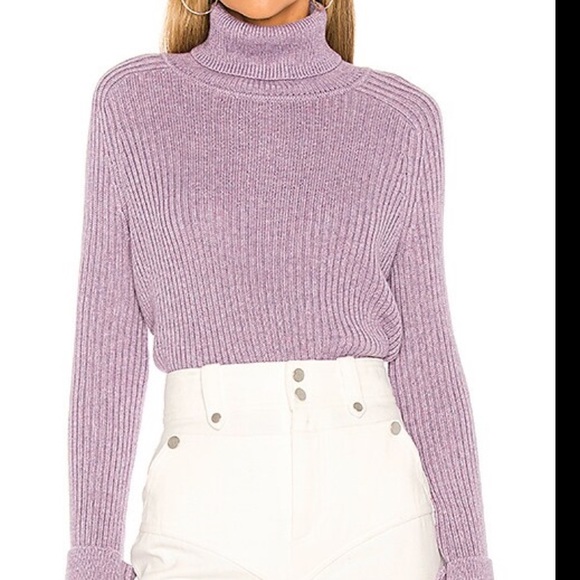 Lovers and Friends Casanova Sweater in Dusty Purple size Xs - Picture 1 of 6